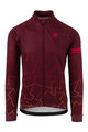 AGU Jachetă termoizolantă de ciclism - CAMO OUTLINE TREND - bordo