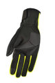 AGU Mănuși cu degete lungi de ciclism - WINDPROOF - negru/galben
