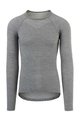 AGU Tricou de ciclism cu mânecă lungă - WINTRDAY MERINO - gri