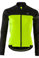 AGU Jachetă termoizolantă de ciclism - ESSENTIAL HIVIS LADY - negru/galben