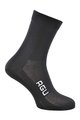 AGU Șosete clasice de ciclism - MERINO WINTER - negru