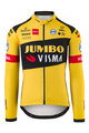 AGU Tricou de cilism pentru iarnă cu mânecă lungă - JUMBO-VISMA 2020 - negru/galben