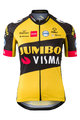 AGU Tricou de ciclism cu mânecă scurtă - JUMBO-VISMA '21 LADY - negru/galben