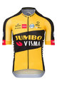 AGU Tricou de ciclism cu mânecă scurtă - JUMBO-VISMA 2021 - negru/galben