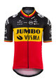 AGU Tricou de ciclism cu mânecă scurtă - JUMBO-VISMA 2021 - negru/roșu/galben