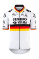 AGU Tricou de ciclism cu mânecă scurtă - JUMBO-VISMA 2021 - alb/galben/roșu