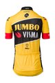 AGU Tricou de ciclism cu mânecă scurtă - JUMBO-VISMA 22 KIDS - galben/negru