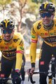 AGU Tricou de ciclism cu mânecă lungă de vară - JUMBO-VISMA 2022 - galben/negru