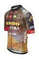 AGU Tricou de ciclism cu mânecă scurtă - JUMBO-VISMA 2022 - maro/albastru/galben/negru/roșu