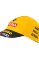 AGU Șapcă de ciclism - JUMBO-VISMA 2023 - negru/galben
