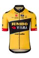 AGU Tricou de ciclism cu mânecă scurtă - JUMBO-VISMA 2023 - galben/negru