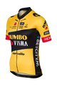 AGU Tricou de ciclism cu mânecă scurtă - JUMBO-VISMA 23 LADY - galben/negru