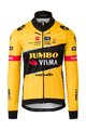 AGU Jachetă termoizolantă de ciclism - JUMBO-VISMA 2023 - negru/galben