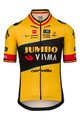 AGU Tricou de ciclism cu mânecă scurtă - JUMBO-VISMA 2023 WOUT VAN AERT - negru/galben