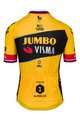 AGU Tricou de ciclism cu mânecă scurtă - JUMBO-VISMA 2023 PRIMOZ ROGLIC - negru/galben