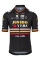 AGU Tricou de ciclism cu mânecă scurtă - JUMBO-VISMA TRIPLE VICTORY 2023 - negru