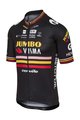 AGU Tricou de ciclism cu mânecă scurtă - JUMBO-VISMA TRIPLE VICTORY 2023 - negru