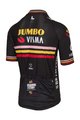 AGU Tricou de ciclism cu mânecă scurtă - JUMBO-VISMA TRIPLE VICTORY 2023 - negru