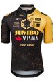 AGU Tricou de ciclism cu mânecă scurtă - JUMBO-VISMA VELODROME TDF 2023 - galben/negru