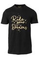 AGU Tricou de ciclism cu mânecă scurtă - JUMBO-VISMA VELODROME TDF 2023 - negru