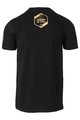 AGU Tricou de ciclism cu mânecă scurtă - JUMBO-VISMA VELODROME TDF 2023 - negru