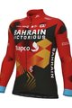 ALÉ Tricou de cilism pentru iarnă cu mânecă lungă - BAHRAIN VICTORIOUS 2023 WNT - roșu/albastru/galben/negru