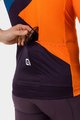 ALÉ Tricou de ciclism cu mânecă scurtă - NEXT - portocaliu/albastru/negru/alb