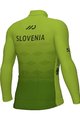 ALÉ Tricou de cilism pentru iarnă cu mânecă lungă - SLOVENIA NATIONAL 23 - verde