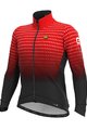 ALÉ Jachetă termoizolantă de ciclism - BULLET DWR STRETCH - negru/roșu