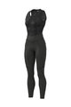 ALÉ Pantaloni de ciclism lungi cu bretele - FUTURE LADY WINTER - negru