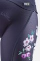 ALÉ Pantaloni de ciclism lungi cu bretele - FIORI LADY WINTER - negru