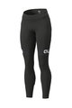 ALÉ Pantaloni de ciclism lungi fără bretele - BLEND LADY WINTER - alb/negru