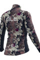 ALÉ Tricou și pantaloni de iarnă de ciclism - AMAZZONIA LADY WNT - albastru/negru/mov