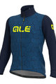 ALÉ Jachetă și pantaloni de iarnă de ciclism - SOLID CROSS WINTER - negru/albastru