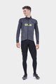 ALÉ Jachetă și pantaloni de iarnă de ciclism - SOLID CROSS WINTER - gri/negru