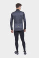ALÉ Jachetă și pantaloni de iarnă de ciclism - SOLID CROSS WINTER - gri/negru