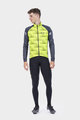 ALÉ Jachetă termoizolantă de ciclism - SOLID SHARP - negru/galben