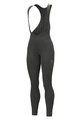ALÉ Pantaloni de ciclism lungi cu bretele - ESSENTIAL LADY WNT - negru