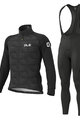 ALÉ Jachetă și pantaloni de iarnă de ciclism - SOLID SHARP WINTER - negru/gri