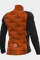 ALÉ Jachetă termoizolantă de ciclism - SOLID SHARP - portocaliu/negru