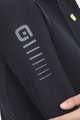 ALÉ Tricou de cilism pentru iarnă cu mânecă lungă - R-EV1 WARM RACE - negru