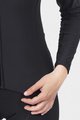 ALÉ Tricou de cilism pentru iarnă cu mânecă lungă - R-EV1 WARM RACE - negru