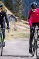 ALÉ Tricou de cilism pentru iarnă cu mânecă lungă - R-EV1 WARM RACE - negru