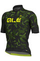 ALÉ Tricou de ciclism cu mânecă scurtă - GLASS - verde/negru