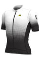 ALÉ Tricou de ciclism cu mânecă scurtă - DOTS - alb/negru