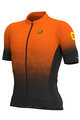 Alé Tricou de ciclism cu mânecă scurtă - DOTS - negru/portocaliu