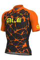 ALÉ Tricou de ciclism cu mânecă scurtă - CRACLE - portocaliu/negru