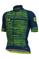 ALÉ Tricou de ciclism cu mânecă scurtă - THE END - verde/albastru