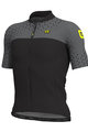 ALÉ Tricou de ciclism cu mânecă scurtă - CLIMB - negru/gri