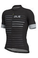 ALÉ Tricou de ciclism cu mânecă scurtă - ERGO - negru
